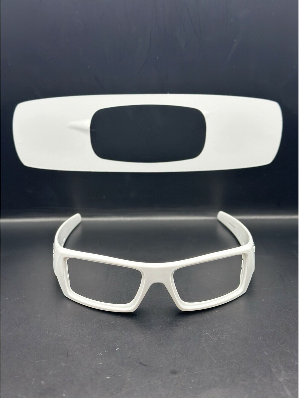 Oakley Gascan Polished White Frame w/Camo Icons